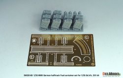 画像2: DEF.MODEL[DM35149]1/35 WWII ドイツ Sd.Kfz.251 Ausf.C/D装甲ハーフトラック 燃料コンテナセット(アカデミー/ドラゴン/AFVクラブ用)