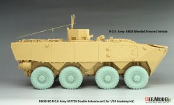 画像10: DEF.MODEL[DM35160]1/35 現用 韓国 AS1729車載アンテナ ダブルセット(アカデミーK2/K21/K808/K1A2など用)