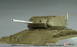 画像3: DEF.MODEL[DM35163]1/35 WWII アメリカ M24チャーフィー軽戦車 75mm砲身 初期タイプ w/アンテナ基部セット(タミヤ用)