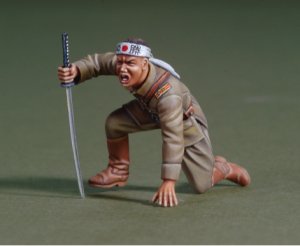 画像1: DEF.MODEL[DO35033]1/35WWII Japanese Officer 'Banzai Attack' (1)