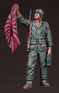 画像1: DEF.MODEL[DO35037]1/35WWII-Korean War USMC Holding Flag