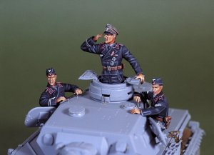 画像1: DEF.MODEL[DO35C02]1/35WWII Early war WH panzer crew set (3Fig.s) (1)