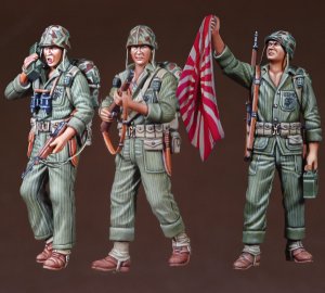 画像1: DEF.MODEL[DO35C10]1/35 WWII米 海兵隊歩兵(3体セット) (1)