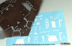 画像3: DEF.MODEL[DS144001]1/144 現用 アメリカ空軍 B-2Aスピリット爆撃機用 RAMパネルマスクシートセット(アカデミー用)