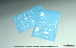画像4: DEF.MODEL[DS144001]1/144 現用 アメリカ空軍 B-2Aスピリット爆撃機用 RAMパネルマスクシートセット(アカデミー用)