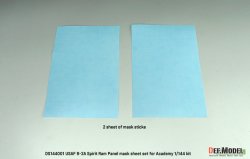 画像5: DEF.MODEL[DS144001]1/144 現用 アメリカ空軍 B-2Aスピリット爆撃機用 RAMパネルマスクシートセット(アカデミー用)