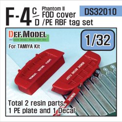 画像1: DEF.MODEL[DS32010]1/32 F-4C/DファントムII FODカバー+RBFタグセット(タミヤ用)