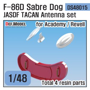 画像1: DEF.MODEL[DS48015]1/48 現用 航空自衛隊F-86Dセイバードッグ TACAN/インテイクカバーセット(アカデミー/レベル用) (1)