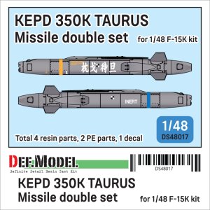 画像1: DEF.MODEL[DS48017]1/48 現用 韓国空軍 タウルスKEPD 350K巡航ミサイルセット(F-15K用 2発入) (1)