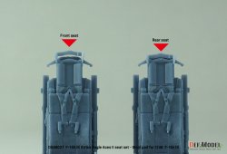 画像4: DEF.MODEL[DS48027]1/48 現用 アメリカ/韓国空軍 F-15Eストライクイーグル/F-15Kスラムイーグル ACES-II射出座席 ウール張りタイプ(2個入)