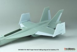 画像4: DEF.MODEL[DS72003]1/72 現用 アメリカ海軍 F/A-18E/Fスーパーホーネット 折り畳み主翼セット(アカデミー用)