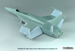 画像6: DEF.MODEL[DS72003]1/72 現用 アメリカ海軍 F/A-18E/Fスーパーホーネット 折り畳み主翼セット(アカデミー用)