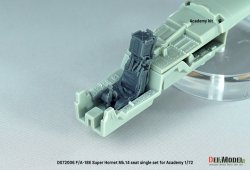 画像8: DEF.MODEL[DS72006]1/72 現用 アメリカ海軍 F/A-18Eスーパーホーネット Mk.14射出座席 単座型(アカデミー用 1個入)