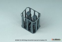 画像2: DEF.MODEL[DS72007]1/72 現用 アメリカ海軍 F/A-18Fスーパーホーネット/EA-18Gグラウラー Mk.14射出座席 複座型(アカデミー用 2個入)
