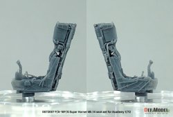 画像6: DEF.MODEL[DS72007]1/72 現用 アメリカ海軍 F/A-18Fスーパーホーネット/EA-18Gグラウラー Mk.14射出座席 複座型(アカデミー用 2個入)