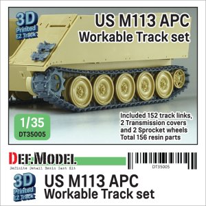 画像1: DEF.MODEL[DT35005]1/35 現用 アメリカ M113装甲兵員輸送車 可動履帯セット(各社製M113用) (1)