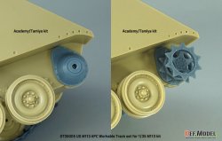 画像13: DEF.MODEL[DT35006]1/35 現用 アメリカ M113装甲兵員輸送車 可動履帯セット ダメージパッドバージョン(各社製M113用)