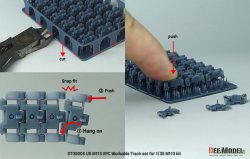画像7: DEF.MODEL[DT35006]1/35 現用 アメリカ M113装甲兵員輸送車 可動履帯セット ダメージパッドバージョン(各社製M113用)