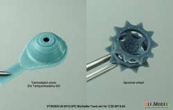 画像8: DEF.MODEL[DT35006]1/35 現用 アメリカ M113装甲兵員輸送車 可動履帯セット ダメージパッドバージョン(各社製M113用)