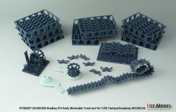 画像3: DEF.MODEL[DT35007]1/35 現用 アメリカ M2/M3ブラッドレー歩兵戦闘車 可動履帯セット 初期タイプ(タミヤ/アカデミー用)