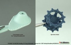 画像7: DEF.MODEL[DT35007]1/35 現用 アメリカ M2/M3ブラッドレー歩兵戦闘車 可動履帯セット 初期タイプ(タミヤ/アカデミー用)