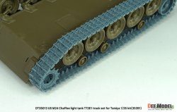 画像4: DEF.MODEL[DT35013]1/35 WWII アメリカ M24チャーフィー軽戦車 T72E1型連結可動履帯(タミヤ用)