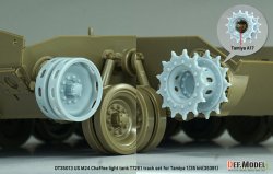 画像15: DEF.MODEL[DT35013]1/35 WWII アメリカ M24チャーフィー軽戦車 T72E1型連結可動履帯(タミヤ用)