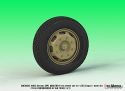 画像6: DEF.MODEL[DW30042]1/35 WWII 独 ドイツ軍用トラック オペルマウルティア用自重変形タイヤセット(ドラゴン/イタレリ用)