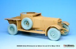 画像7: DEF.MODEL[DW30044]1/35 WWI 英 イギリスRR装甲車用後期型バールンタイヤセット(モンモデル用)