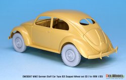 画像6: DEF.MODEL[DW30047]1/35 WWII 独 ドイツスタッフカー タイプ82E用ホイールセット03(RFM用)