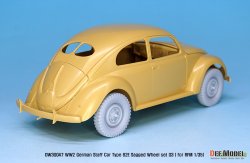 画像7: DEF.MODEL[DW30047]1/35 WWII 独 ドイツスタッフカー タイプ82E用ホイールセット03(RFM用)