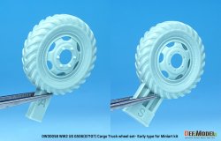 画像7: DEF.MODEL[DW30058]1/35 WWIIアメリカ陸軍G7107(G506)カーゴトラック用自重変形初期型ホイールセット(ミニアート用)