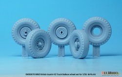 画像3: DEF.MODEL[DW30070]1/35 WWIIイギリス陸軍オースチンK2トラック用自重変形バールンタイヤセット(エアフィックス用)