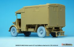 画像6: DEF.MODEL[DW30070]1/35 WWIIイギリス陸軍オースチンK2トラック用自重変形バールンタイヤセット(エアフィックス用)