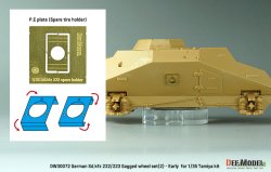 画像12: DEF.MODEL[DW30072]1/35 WWII ドイツ Sd.Kfz.222/223 自重変形タイヤセット＃2 初期型(タミヤ用)