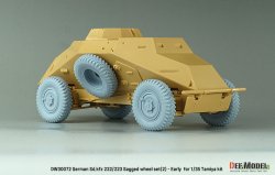 画像8: DEF.MODEL[DW30072]1/35 WWII ドイツ Sd.Kfz.222/223 自重変形タイヤセット＃2 初期型(タミヤ用)