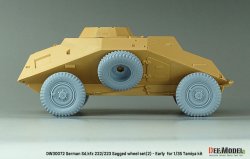 画像9: DEF.MODEL[DW30072]1/35 WWII ドイツ Sd.Kfz.222/223 自重変形タイヤセット＃2 初期型(タミヤ用)