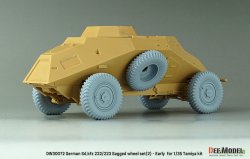 画像10: DEF.MODEL[DW30072]1/35 WWII ドイツ Sd.Kfz.222/223 自重変形タイヤセット＃2 初期型(タミヤ用)