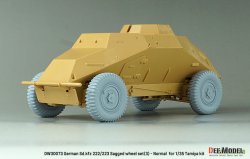 画像5: DEF.MODEL[DW30073]1/35 WWII ドイツ Sd.Kfz.222/223 自重変形タイヤセット＃3 通常型(タミヤ用)