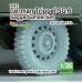 画像1: DEF.MODEL[DW30075]1/35 WWII ドイツ トリッペルSG.6水陸両用車 自重変形タイヤセット(ダスヴェルク用) (1)