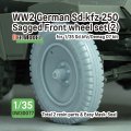 DEF.MODEL[DW30077]1/35 WWII ドイツ Sd.Kfz.250/デマーグD7 自重変形タイヤセット＃2(汎用)