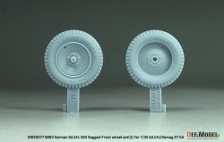 画像2: DEF.MODEL[DW30077]1/35 WWII ドイツ Sd.Kfz.250/デマーグD7 自重変形タイヤセット＃2(汎用)