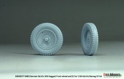 画像3: DEF.MODEL[DW30077]1/35 WWII ドイツ Sd.Kfz.250/デマーグD7 自重変形タイヤセット＃2(汎用)