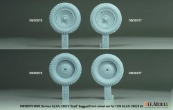 画像3: DEF.MODEL[DW30079]1/35 WWII ドイツ Sd.Kfz.250/3グライフ 自重変形タイヤセット(汎用)