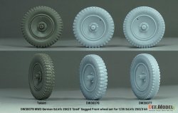 画像7: DEF.MODEL[DW30079]1/35 WWII ドイツ Sd.Kfz.250/3グライフ 自重変形タイヤセット(汎用)