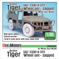 DEF.MODEL[DW35050A]1/35 現用露 GAZ-233014 STS 高機動装甲車 タイガー 自重変形タイヤ（モンモデル・エグザクト用）