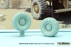 画像3: DEF.MODEL[DW35078]1/35 現用米 M1082 トレーラー 自重変形タイヤ 1(ミシュラン)(トラペ用)