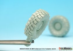 画像2: DEF.MODEL[DW35078]1/35 現用米 M1082 トレーラー 自重変形タイヤ 1(ミシュラン)(トラペ用)