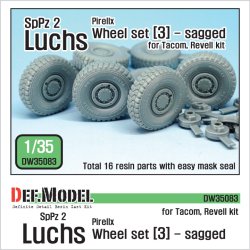 画像1: DEF.MODEL[DW35083]1/35 現用独 ルクス 8X8 装甲偵察車 自重変形タイヤ 3(ピレリ)(タコム/レベル用)
