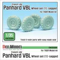 DEF.MODEL[DW35084]1/35 現用仏 パナールVBL 軽装甲機動車 自重変形タイヤ 1(ミシュラン)(タイガーモデル用)